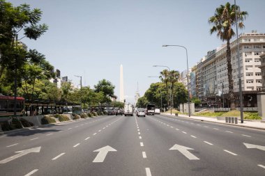 Buenos Aires, Arjantin - 30 Ocak 2018: Dikilitaş büyük bir