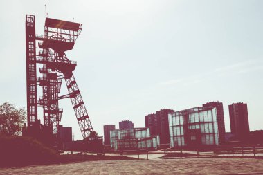 Katowice, Polonya - 05 Mayıs 2018: Silesia modern binalar