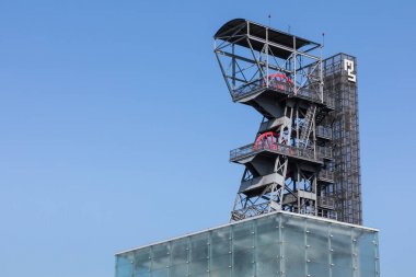 Katowice, Polonya - 05 Mayıs 2018: Silesia modern binalar