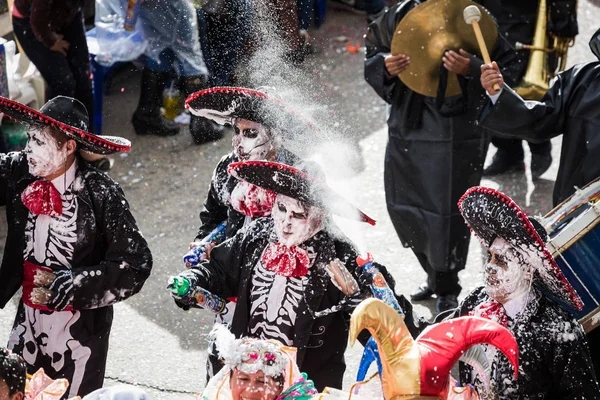 La paz, Bolivien - 11. Februar 2018: Tänzer beim la paz Karneval — Stockfoto