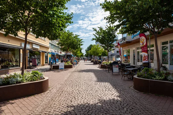 ALAND ISLANDS, MARIEHAMN - FINLAND - AUGUST 06, 2019: City cente — Stock Photo, Image