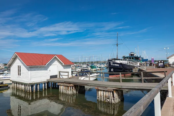 Aland Islands, Mariehamn - Finnland - 6. August 2019: Yachten in — Stockfoto