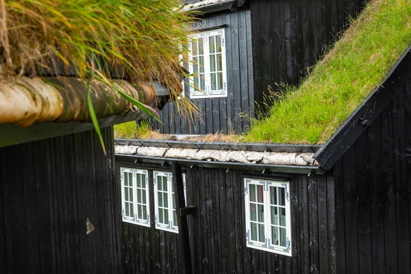 TORSHAVN, FAROE ISLANDS - JULY 05, 2019: Old town of capital cit — Stock Photo, Image