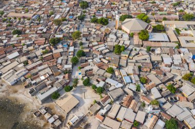 Joal Fadiouth 'un hava görüntüsü. Unesco site Fotoğrafı: İHA F