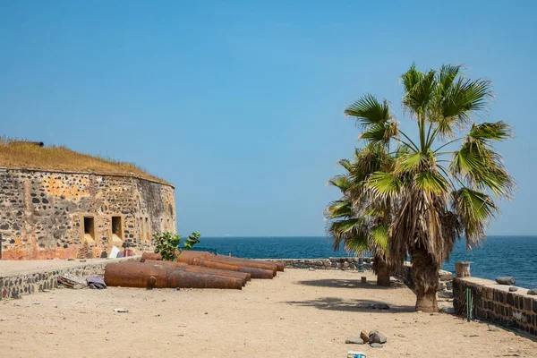 Goree Adası, Dakar, Senegal 'de geleneksel mimari. Batı A — Stok fotoğraf