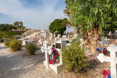 Joal-Fadiouth, Senegal - 15 Kasım 2019: Joal-Fadi Mezarlığı