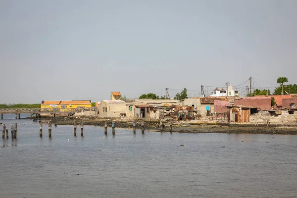 View over historic Fadiauth Island. Senegal. West Africa. — Stock Photo, Image