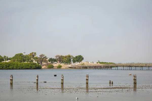 Tarihi Fadiauth Adası 'na bakın. Senegal. Batı Afrika. — Stok fotoğraf