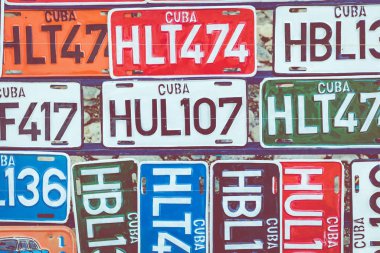 Havana, Küba - 18 Aralık 2019: Geleneksel el yapımı vehiç