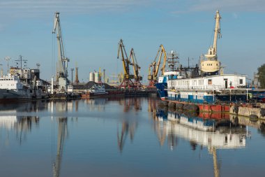 Kaliningrad, Rusya - 05 Eylül 2019: Kalininingrad Limanı