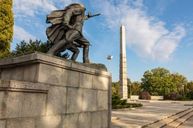 Kalininingrad, Rusya - Eylül 04.2019: 1200 muhafızın anıtı
