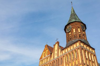 Kaliningrad, Rusya - 4 Eylül 2019: Kant 'ın Katedrali