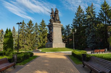 Kaliningrad, Rusya - 05 Eylül 2019: Asker Anıtı
