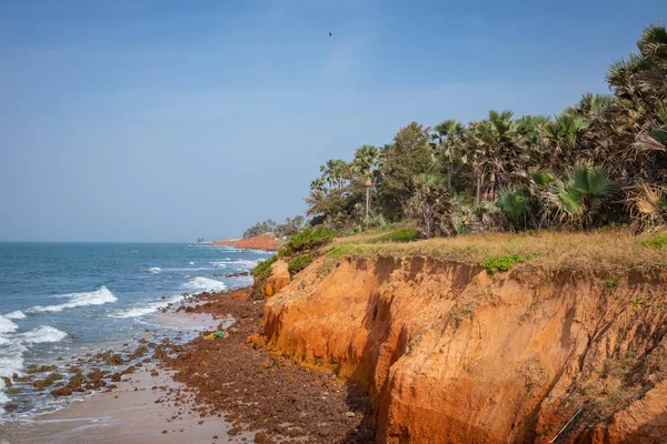 Schöner Strand in Serrekunda, Gambia — Stockfoto