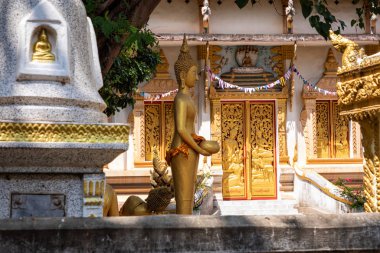 Vientiane 'deki Buddist tapınağı Vat Haysoke. Laos. Asya. 