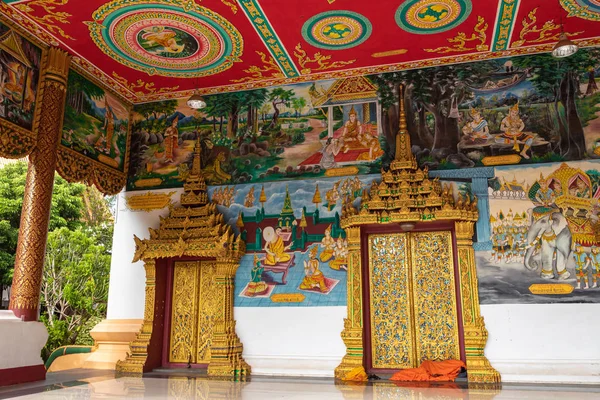 Templo Buddista Vat Haysoke en Vientiane. Laos. Países Bajos . — Foto de Stock