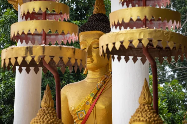 Wat Sisaket Templo na cidade de Vientiane Arquitetura antiga e buddha — Fotografia de Stock
