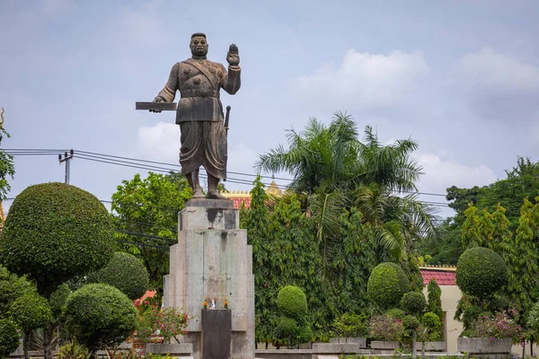 Monument in center of Vientiane, capital of Laos. Southeast Asia — Stock Photo, Image