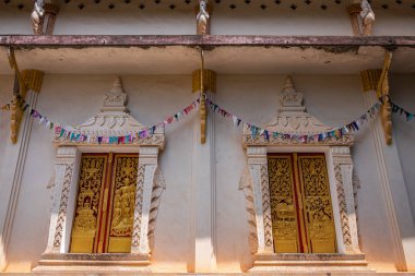 Vientiane 'deki Buddist tapınağı Vat Haysoke. Laos. Asya. 