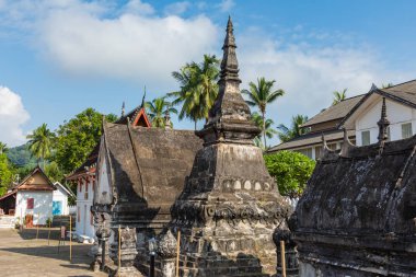 WAT xieng tanga Tapınağı, luang pra bang, laos
