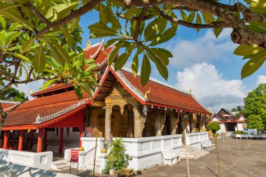 WAT xieng tanga Tapınağı, luang pra bang, laos