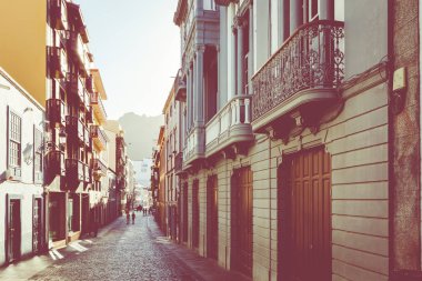 Santa Cruz, capital city of the island La Palma. Traditional arc