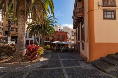 Santa Cruz, capital city of the island La Palma. Traditional arc