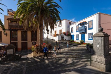 Santa Cruz, capital city of the island La Palma. Traditional arc