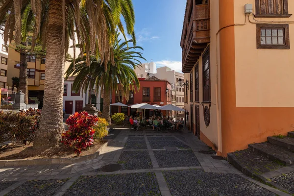 Santa Cruz, capital city of the island La Palma. Traditional arc — Stok fotoğraf