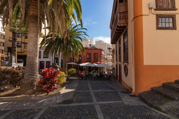 Santa Cruz, capital city of the island La Palma. Traditional arc — 스톡 사진