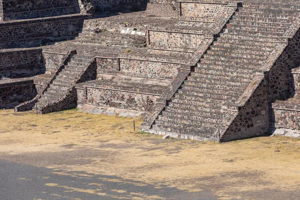 Pyramiderna Den Gamla Staden Teotihuacan Mexiko — Stockfoto