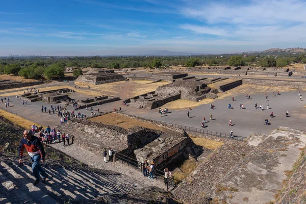 Pirâmides Antiga Cidade Teotihuacan México — Fotografia de Stock