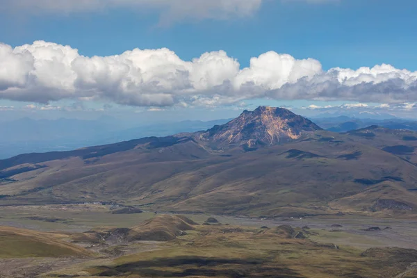 Vista Desde Cotopaxi Volvcano Durante Sendero Trekking Parque Nacional Cotopaxi —  Fotos de Stock