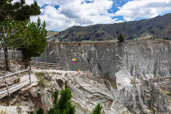 Panoramica Del Rio Toachi Canyon Vicino Quilotoa Cotopaxi Ecuador America — Foto Stock