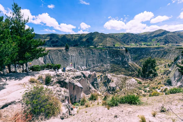 Panoramica Del Rio Toachi Canyon Vicino Quilotoa Cotopaxi Ecuador America — Foto Stock