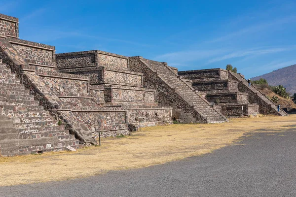 Piramisok Ősi Város Teotihuacan Mexikóban — Stock Fotó