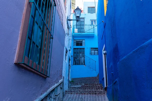 Maisons Coloniales Colorées Dans Vieille Ville Guanajuato Ruelles Colorées Rues — Photo