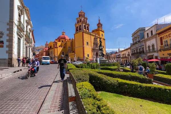 Basilica Nostra Signora Del Duomo Guanajuato Plaza Paz Guanajuato Messico — Foto Stock