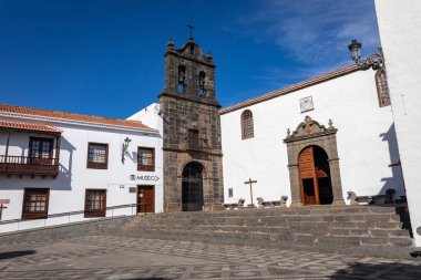 Santa Cruz De La Palma 'nın merkezinde eski bir barok harabesi. Kanarya Adaları, İspanya.