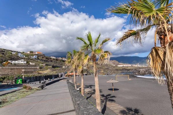 Palma Kanarya Adaları Spanya Daki Los Cancajos Plajına Bakın — Stok fotoğraf