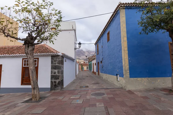 Hermosas Calles Coloridas Del Casco Antiguo Colonial Los Llanos Aridane —  Fotos de Stock