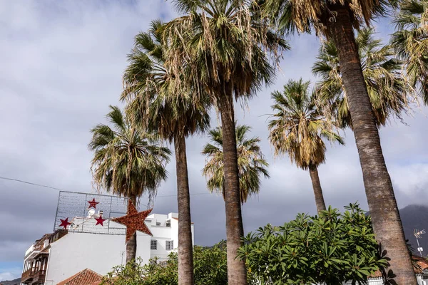 Krásné Barevné Ulice Starého Koloniálního Města Los Llanos Aridane Ostrově — Stock fotografie