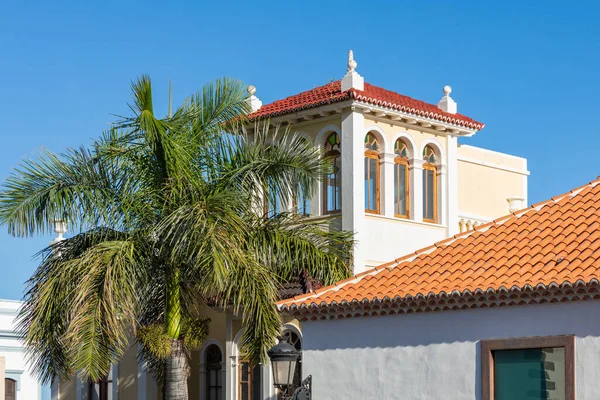 Традиційна Архітектура Санта Крус Столиці Острова Пальма Канарські Острови Іспанія — стокове фото