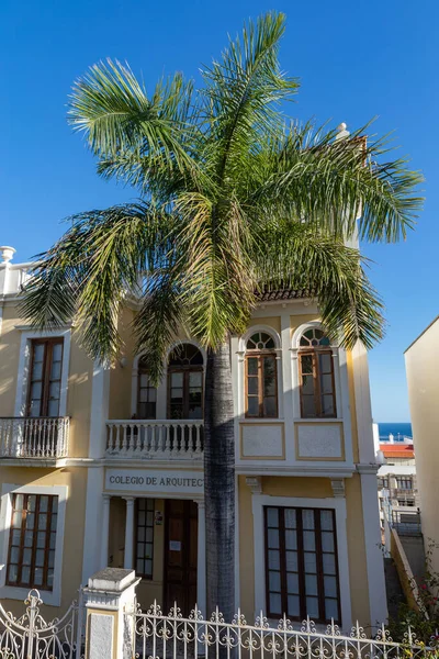 Traditional Architecture Santa Cruz Capital City Island Palma Canary Islands — Stock Photo, Image