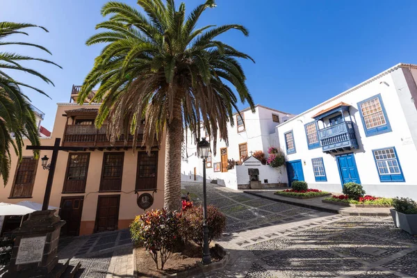 Architettura Tradizionale Santa Cruz Capitale Dell Isola Palma Isole Canarie — Foto Stock