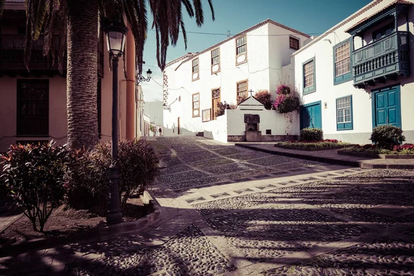 Традиционная Архитектура Санта Крус Столица Острова Пальма Канарские Острова Испания — стоковое фото