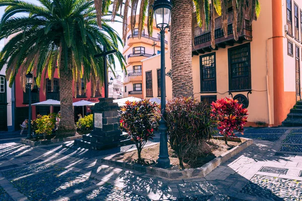 Традиційна Архітектура Санта Крус Столиці Острова Пальма Канарські Острови Іспанія — стокове фото