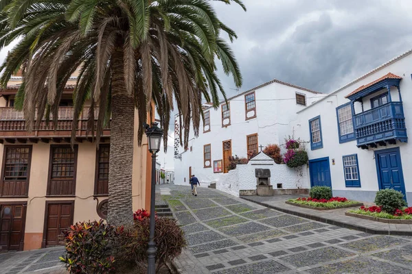 Arquitectura Tradicional Santa Cruz Capital Isla Palma Islas Canarias España — Foto de Stock