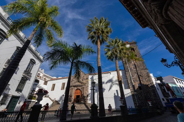 Alte Barocke Kirche Von Iglesia Salvador Zentrum Von Santa Cruz — Stockfoto