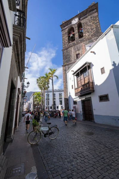 Antigua Iglesia Barroca Salvador Centro Santa Cruz Palma Islas Canarias —  Fotos de Stock